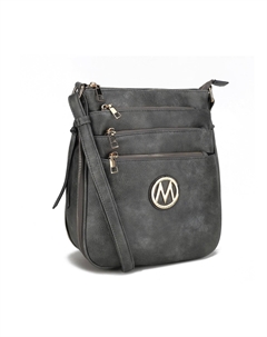 Женская сумка через плечо Salome с несколькими отделениями от Mia K, серый Mkf collection by mia k.