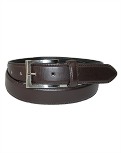 Мужской кожаный ремень 1 1/8 дюйма с серебряной пряжкой Ctm