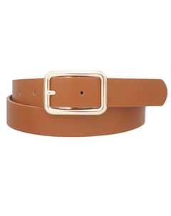 Современный ремень с прямоугольной пряжкой, белый Fashnzfab