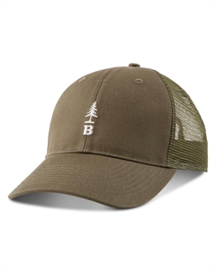 Мужская кепка Snapback с вышивкой Trucker, оливковый Bass outdoor