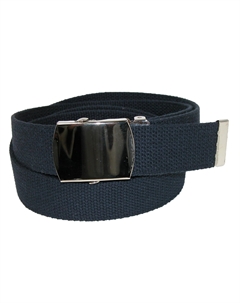 Ремень из хлопка Big & Tall с пряжкой из никеля (упаковка из 3 шт.), темно-синий Ctm
