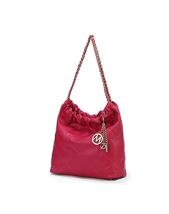 Стеганая женская сумка через плечо Celestine от Mia K, фуксия Mkf collection by mia k.