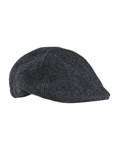 Бейсболка Flatcap aus einem angenehmen Wollmix, темно-серый Camel active