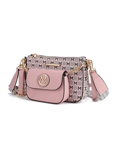 Женская двойная сумка через плечо Ciri Versatile от Mia K, розовый Mkf collection by mia k.