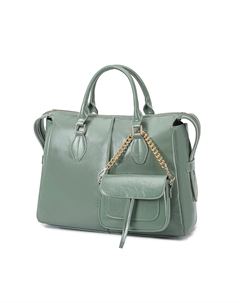 Большая универсальная сумка-кошелек Yareli Tote от Mia K, цвет sage Mkf collection by mia k.