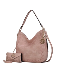 Сумка через плечо и кошелек Lucille - 2 предмета, розовый Mkf collection by mia k.