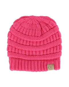 Детская шапка-бини с пушистой подкладкой и однотонной косичкой, подходит большинству детей, розовый C.c