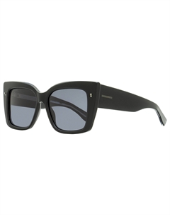 Женские изысканные солнцезащитные очки D20017S 807IR черные 54 мм Dsquared2