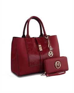 Сумка-портфель Yola Satchel с кошельком, цвет wine Mkf collection by mia k.