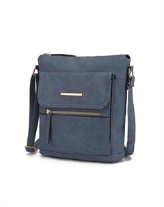 Triss Плечевая женская сумка с несколькими отделениями, цвет denim blue Mkf collection by mia k.