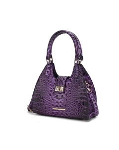 Женская сумка-тоут Ava из искусственной кожи с тиснением под крокодила, фиолетовый Mkf collection by mia k.