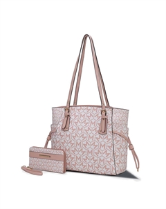 Сумка-тоут Pauline с кошельком от Mia K, персиковый Mkf collection by mia k.