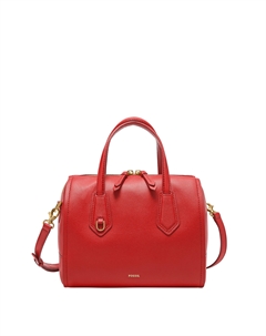 Женская кожаная сумка Wren, красный Fossil