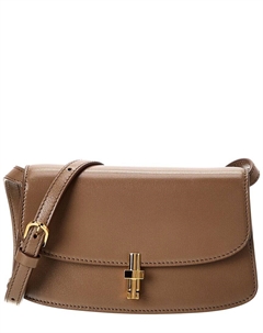 Кожаная сумка через плечо East/West, коричневый The row