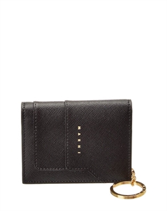 Визитница из сафьяновой кожи, черный Marni