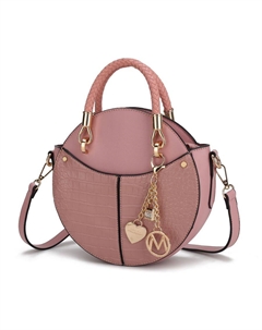 Сумка через плечо Nobella Croco для женщин, розовый Mkf collection by mia k.