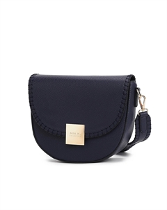 Женская сумка через плечо Isa — стильный и функциональный аксессуар от Mia K, темно-синий Mkf collection by mia k.