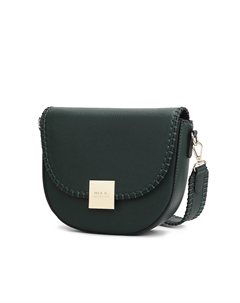 Женская сумка через плечо Isa — стильный и функциональный аксессуар от Mia K, темно-зеленый Mkf collection by mia k.