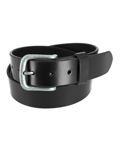 Мужской кожаный ремень с уздечкой и съемной пряжкой шириной 1 3/8 дюйма, черный Ctm
