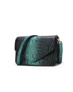 Сумка через плечо Vanta Chic с тиснением под крокодила от Mia K, зеленый Mkf collection by mia k.