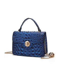 Стильная, функциональная сумка Mae Mini сумка через плечо из веганской кожи, синий Mkf collection by mia k.