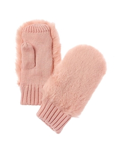 Surell Аксессуары Вязаные варежки, розовый Surell accessories