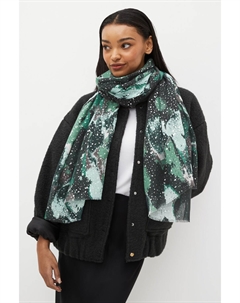 Легкий шарф из фольги, зеленый Next