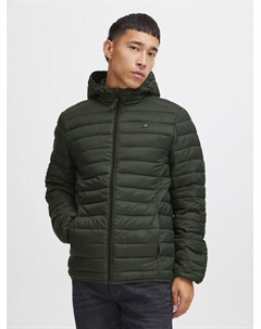 Пуховик стандартного кроя, зеленый Blend