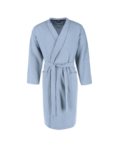 Мужской вафельный трикотажный халат, серый Hanes