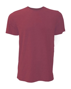 Футболка унисекс из джерси с круглым вырезом и коротким рукавом из парусины Bella+canvas