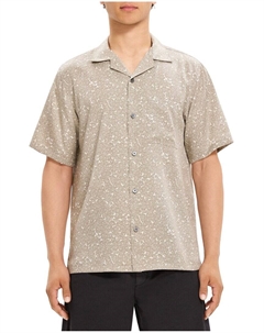 Рубашка из ткани Noll, серый Theory