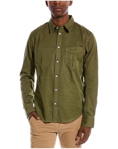 Рубашка Garment Dyed Arrow, цвет moss Rag & bone