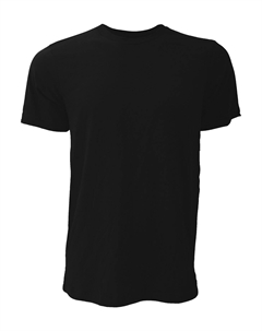 Футболка унисекс из джерси с круглым вырезом и коротким рукавом из парусины Bella+canvas