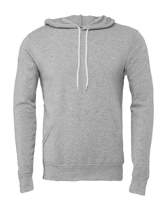 Толстовка с капюшоном из губчатого флиса, цвет athletic heather Bella+canvas