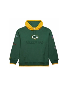 Толстовка с капюшоном ORIGINS BAY PACKERS, темно-зеленый Mitchell and ness