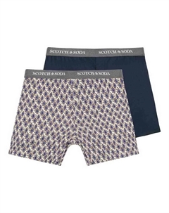 Трусы-боксеры SSFA24M272030 2 units, белый/синий Scotch&soda