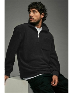 Флисовый джемпер ZIP, черный Next