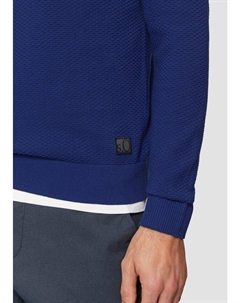 Пуловер Strickpullover langarm, синий S.oliver