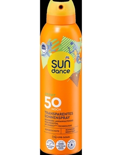 Солнцезащитный спрей Sonnenspray Sport transparent, LSF 50, 200 ml Sundance