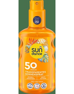 Солнцезащитный спрей Sonnenspray transparent LSF 50, 200 ml Sundance