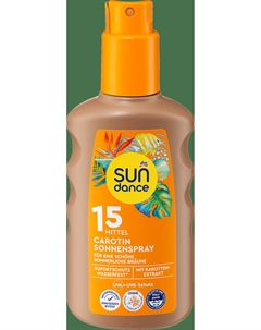 Солнцезащитный спрей Sonnenspray Carotin LSF 15, 200 ml Sundance