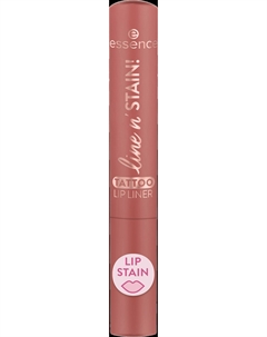 Подводка для губ Lipliner Line n' Stain Tattoo 02 Must Have Brown, 2,5 ml Essence
