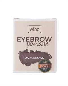 Водостойкая помада для бровей 2 темно-коричневый, 6 г, цвет 2 dark brown Wibo