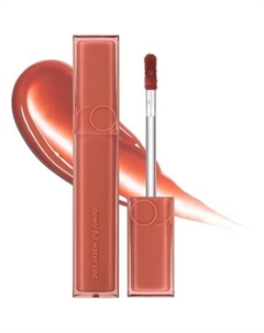 Dewyful Water Tint Блеск для губ Стойкий оттенок для губ Увлажняющий натуральный блеск Mlbb 0,18 жидких унций — Соленый персик Rom&nd