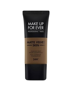 Тональная основа с матовым бархатистым эффектом и полным покрытием, цвет r540 dark brown Make up for ever