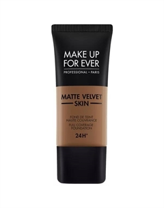 Тональная основа с матовым бархатистым эффектом и полным покрытием, цвет y535 chesnut Make up for ever