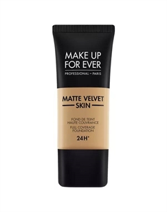 Тональная основа с матовым бархатистым эффектом и полным покрытием, цвет y425 honey Make up for ever
