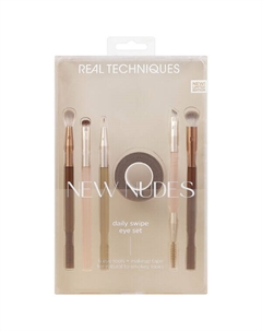 Набор кистей для макияжа глаз, 1 набор Daily swipe Real techniques