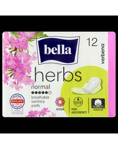 Гигиенические прокладки, 12 шт./1 упаковка. Herbs verbena Bella