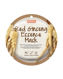 Маска для лица с женьшенем, 18 г Purederm